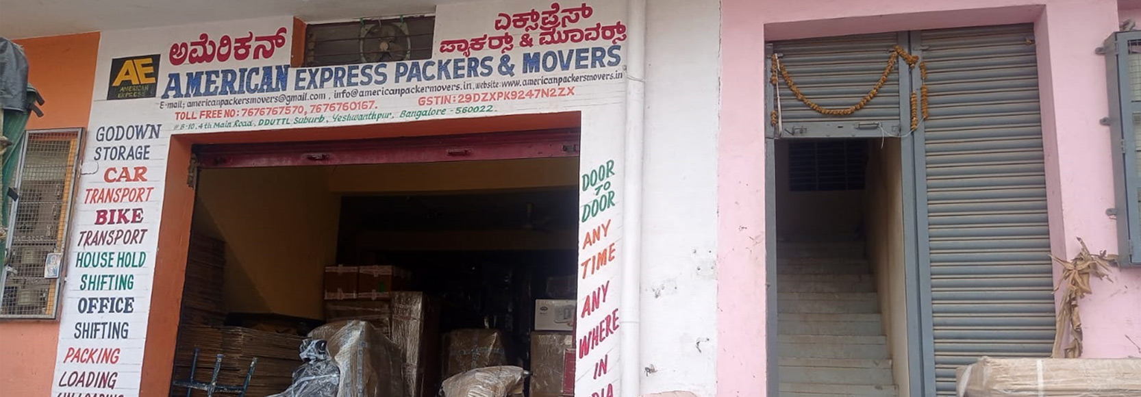 American Express packers and movers